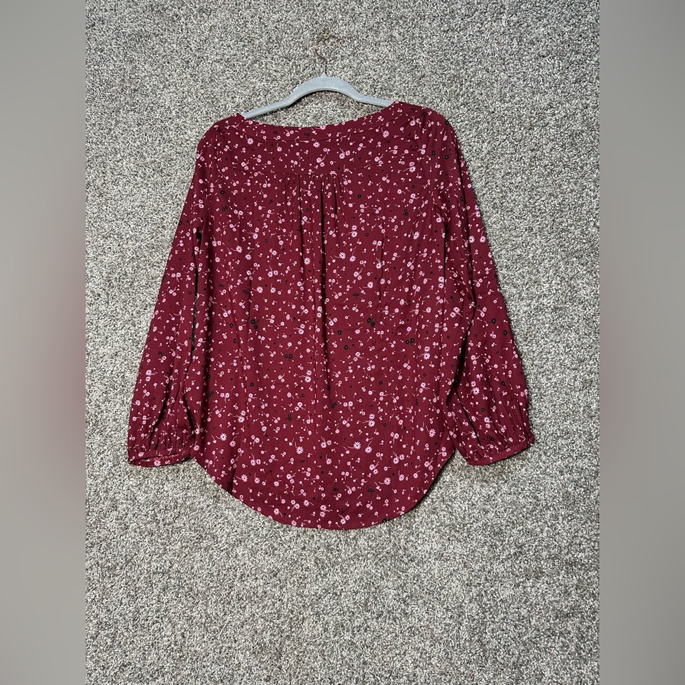 NWT Amazon Essentials Lightweight Georgette Blouson Sleeve Shirt Size XS - Picture 6 of 6